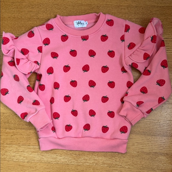 Lola + The Boys Strawberry Ruffle Set - Picture 2 of 15